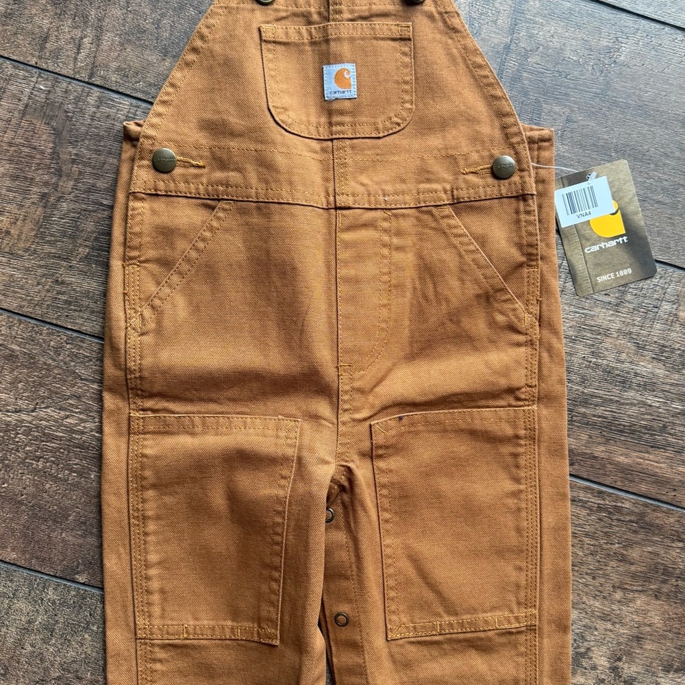 Carhartt Brown Kids Overalls